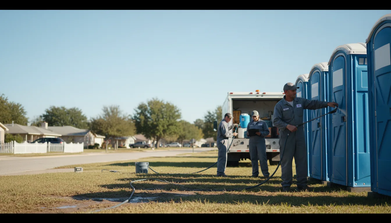 Long-Term Portable Toilet Rental in Wewoka, OK near me